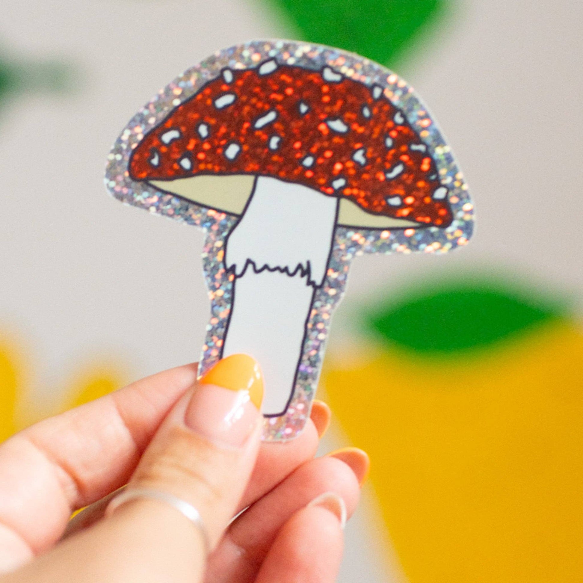 Jenny Lemons-Glitter Toadstool Sticker-accessory-gather here online