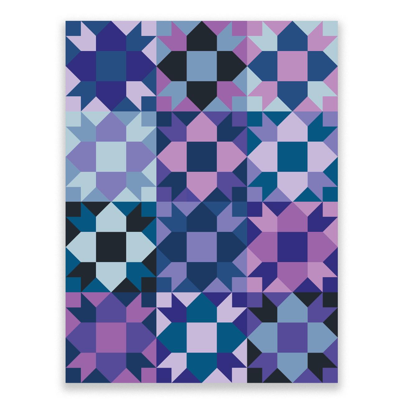 The Blanket Statement-Peace Garden Quilt Pattern-quilting pattern-gather here online