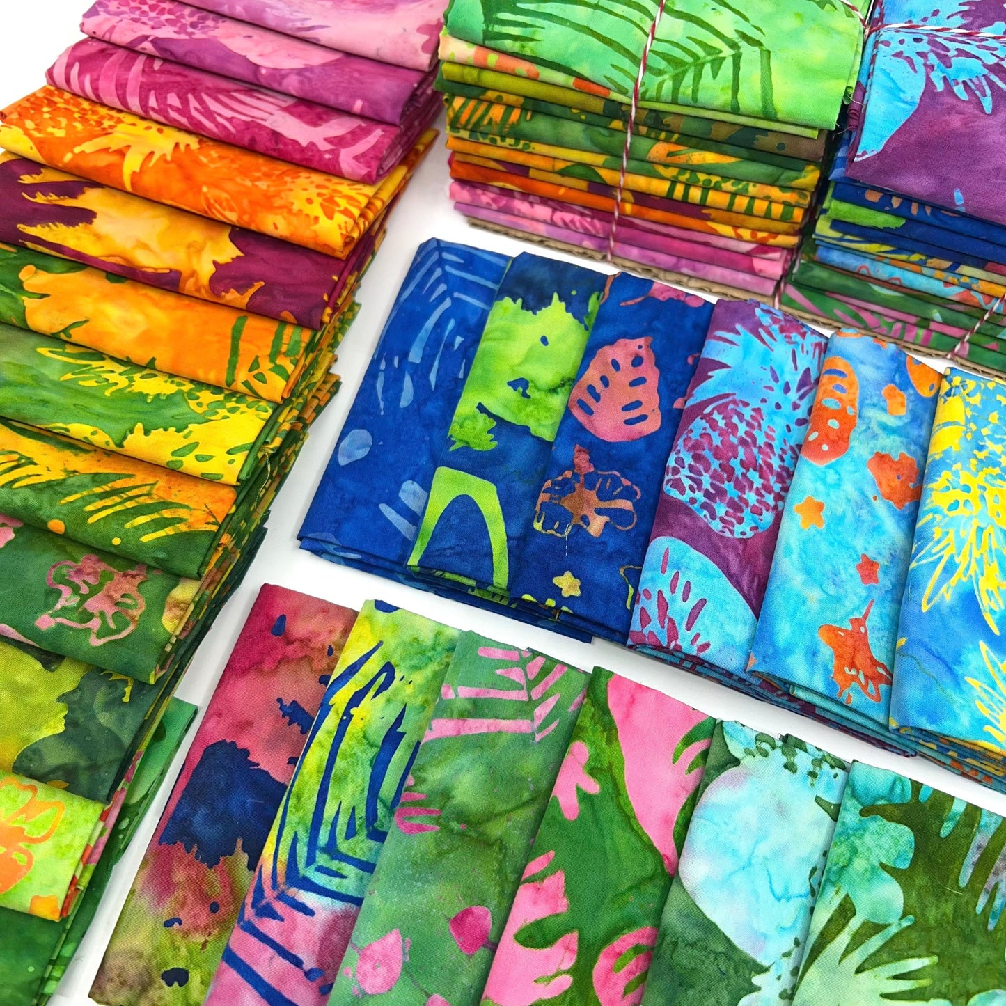 Fat Quarter Bundle of Artisan Batiks: Tropic Flora (24 Pieces)