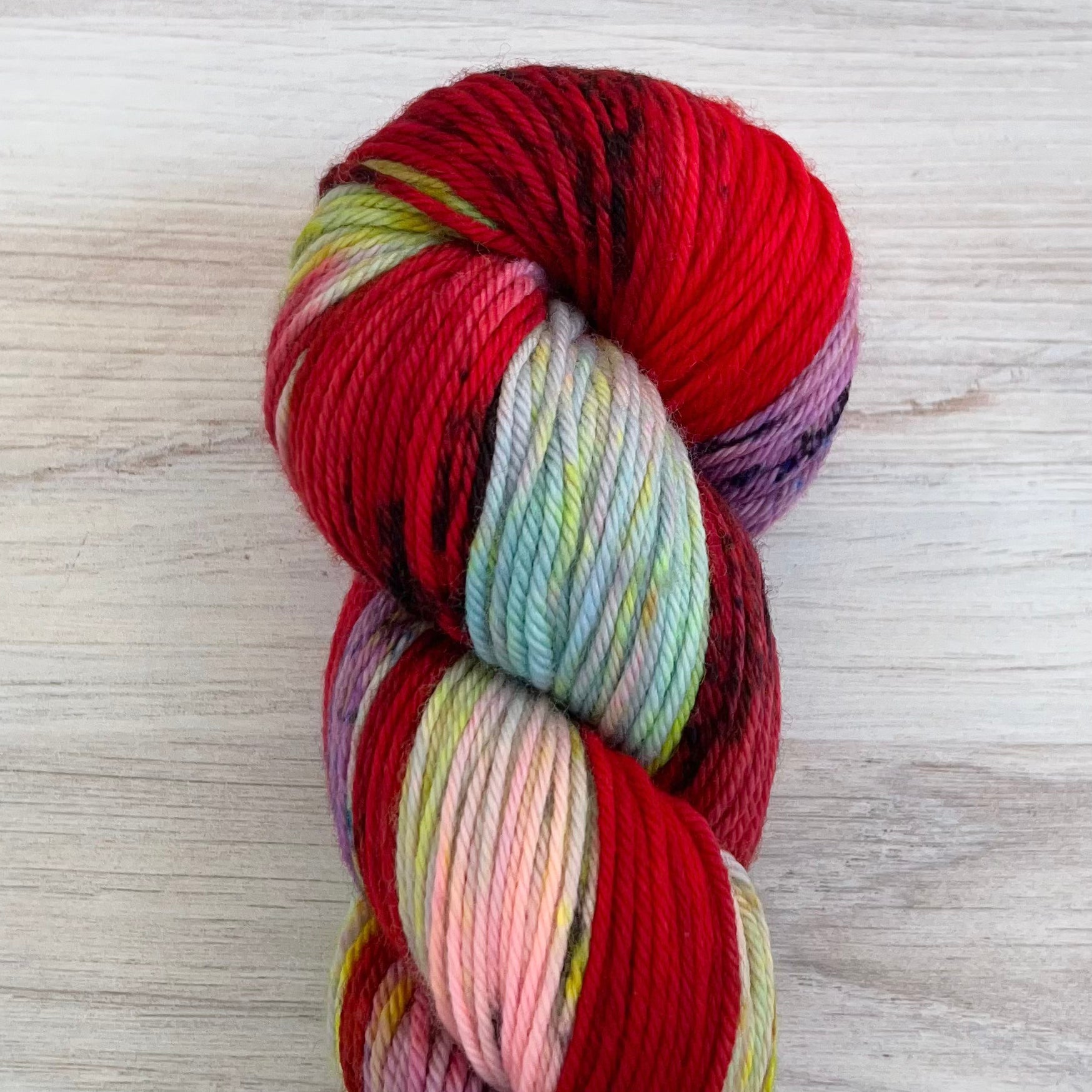 Hedgehog Fibres-Merino DK-yarn-Hibiscus-gather here online