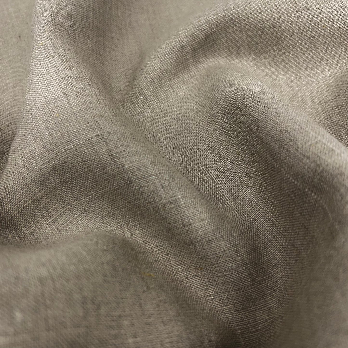 Lino Textil-Nevada Linen Dark Natural-fabric-gather here online