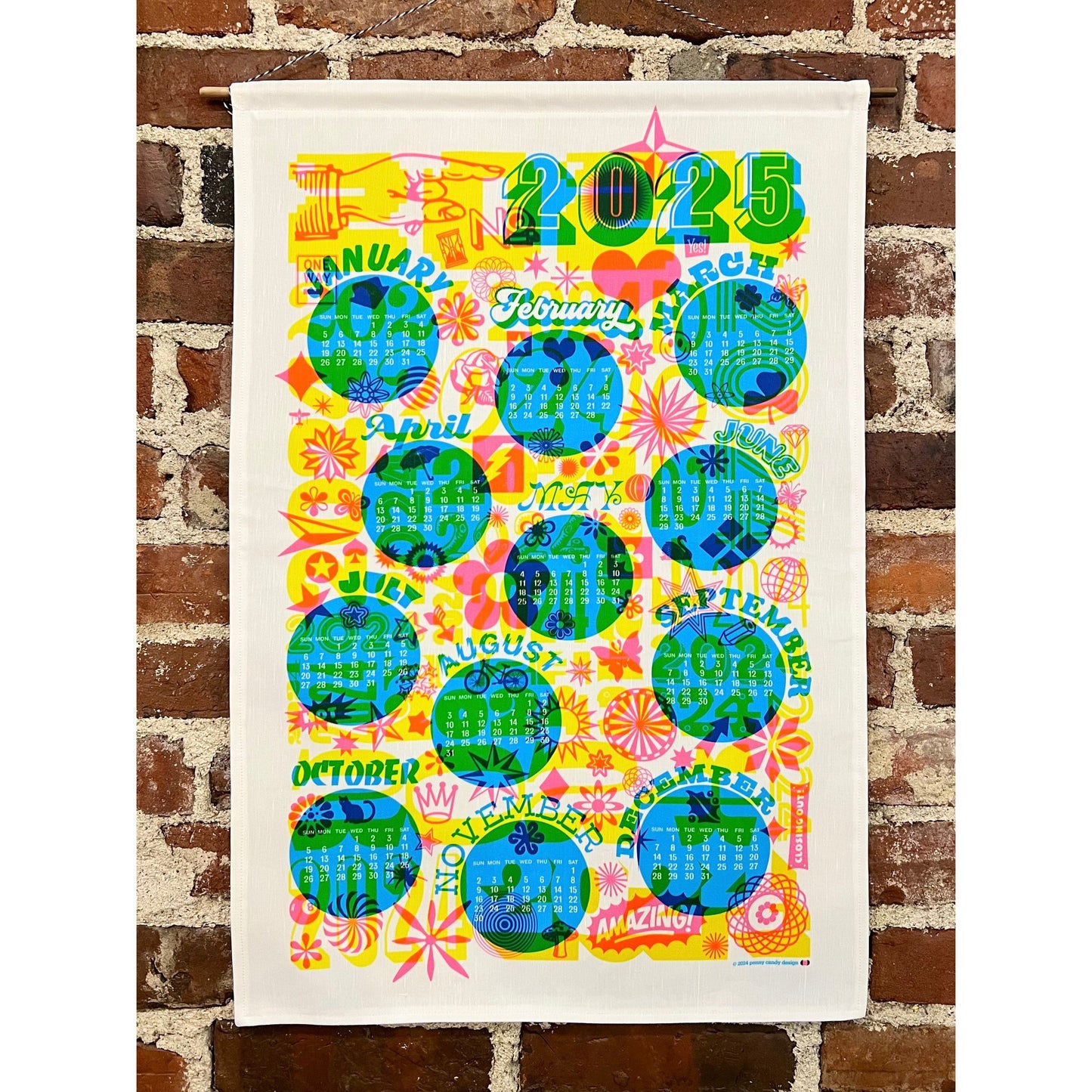 gather here-2025 Tea Towel Calendar - CMYK-tea towel calendar-gather here online