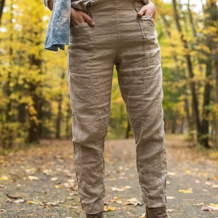 Charlie Darwin Textiles-Olene Pants Pattern-sewing pattern-gather here online