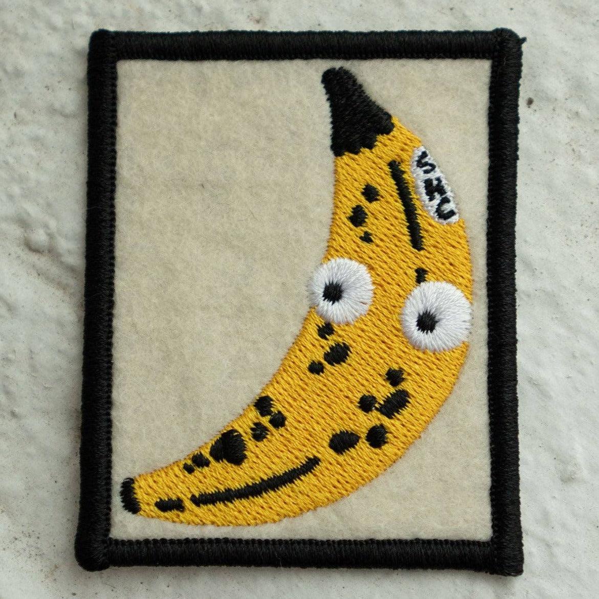 Stay Home Club-Googly Banana - Felt Sticky Patch-accessory-gather here online