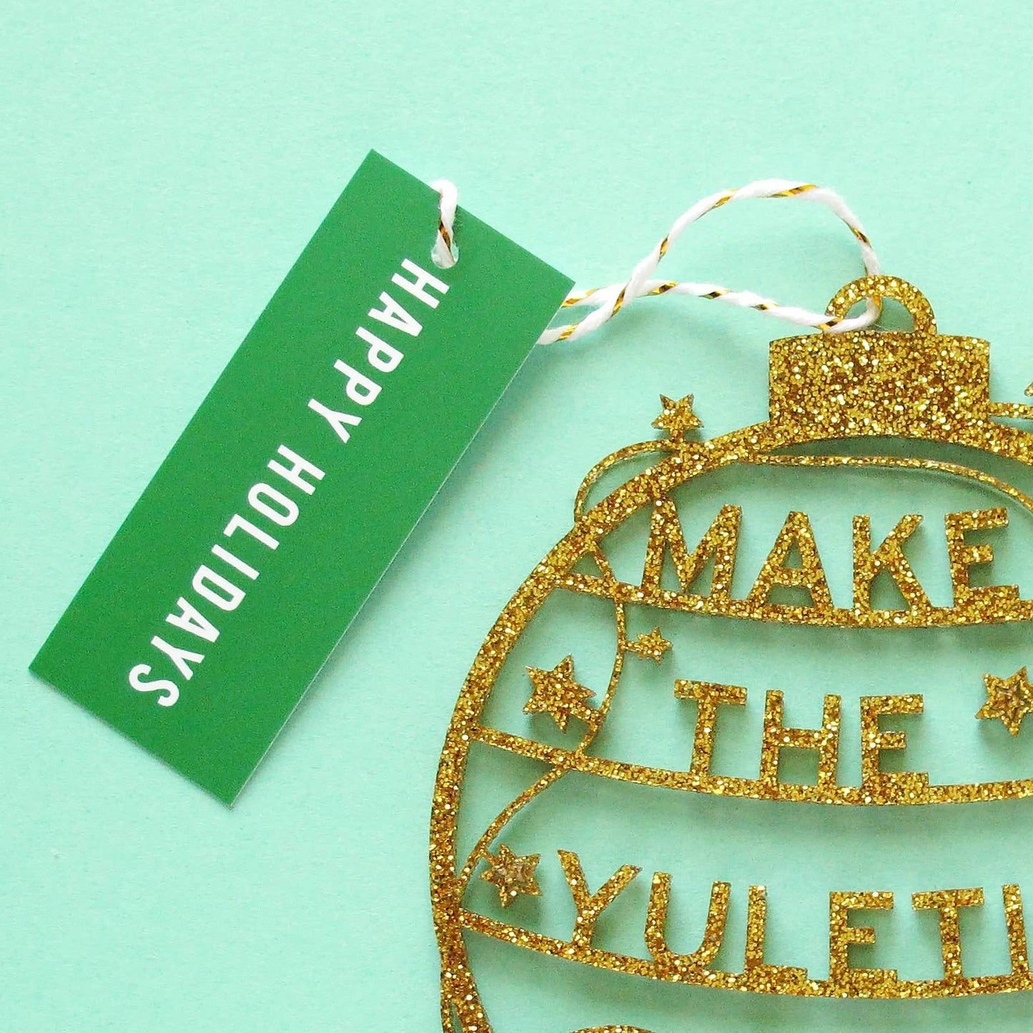 Word For Word Factory-Make The Yuletide Gay Holiday Ornament-accessory-gather here online