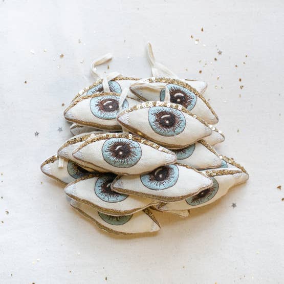 Skippy Cotton-Evil Eye - Lavender Sachet Ornament-garment care-gather here online