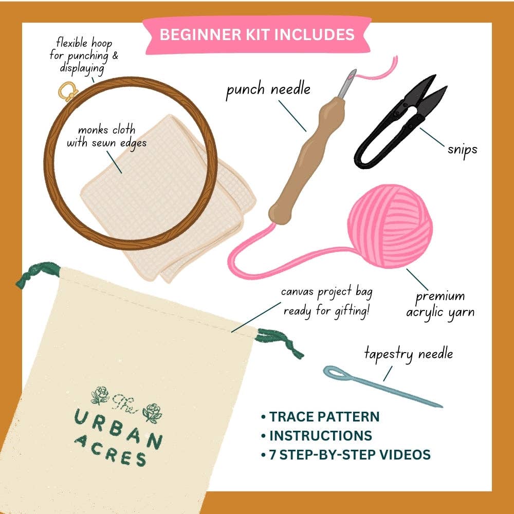 Strawberry by Kimberly Kight - Punch Needle Kit – gather here online