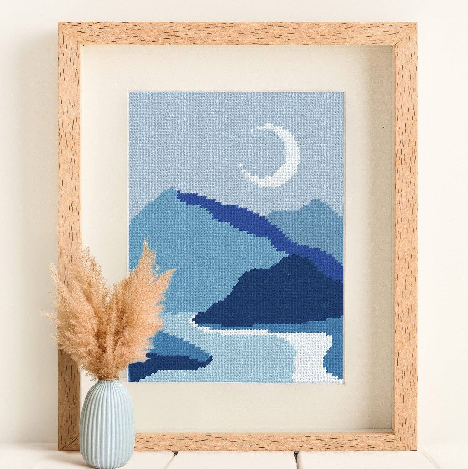 Unwind Studio-Blue River Needlepoint Kit-xstitch kit-gather here online