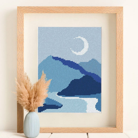 Unwind Studio-Blue River Needlepoint Kit-xstitch kit-gather here online