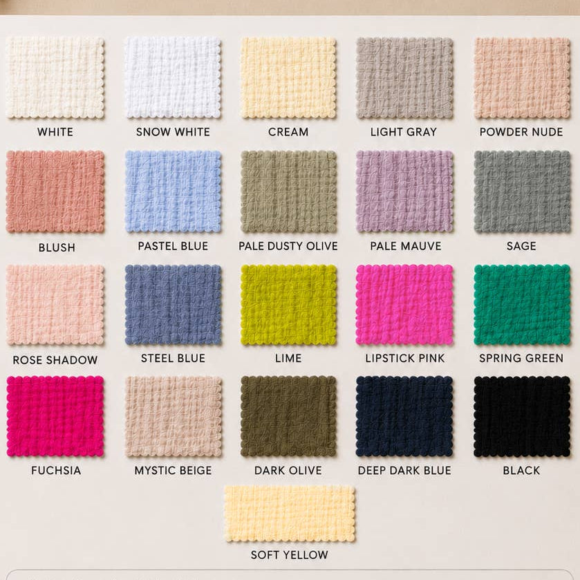 Secret Spark-Cotton Gauze Solid-fabric-gather here online