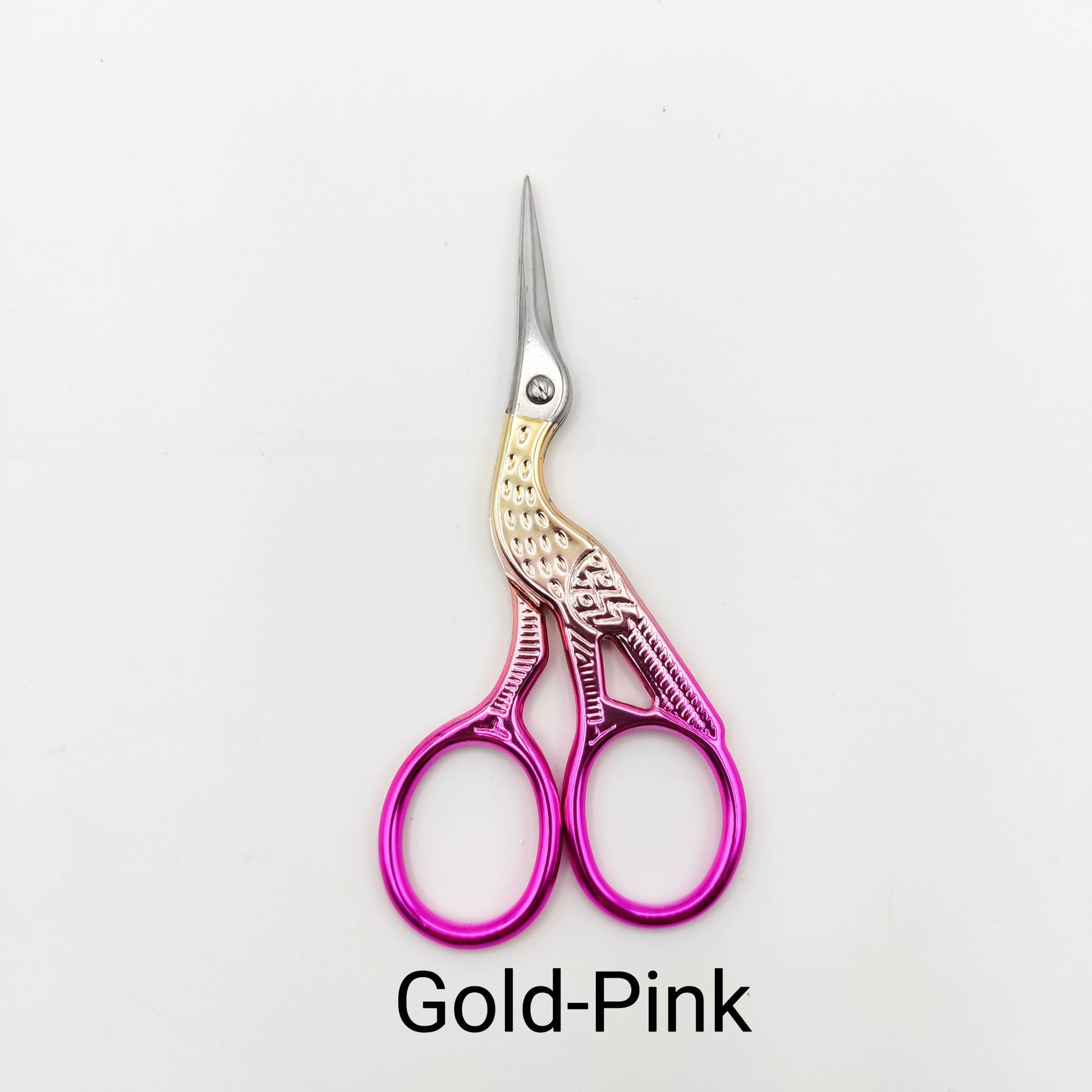 SCwholeworks-Stork Snips-scissors + snips-Gold-Pink-gather here online