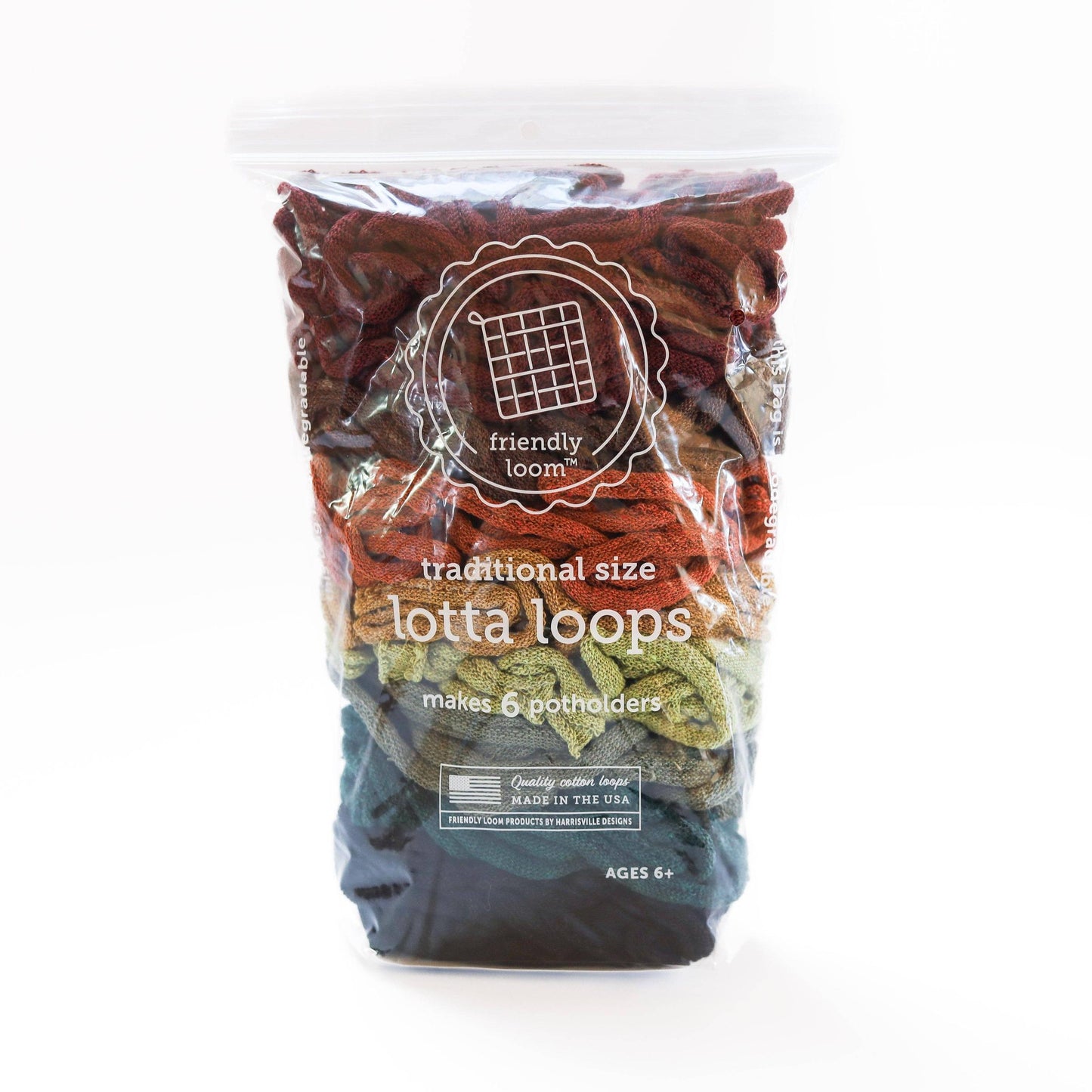 Friendly Loom-Lotta Loops - Traditional-craft notion-Earthtones-gather here online