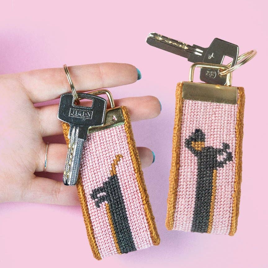The Wi(e)nner Key Fob Needlepoint Kit