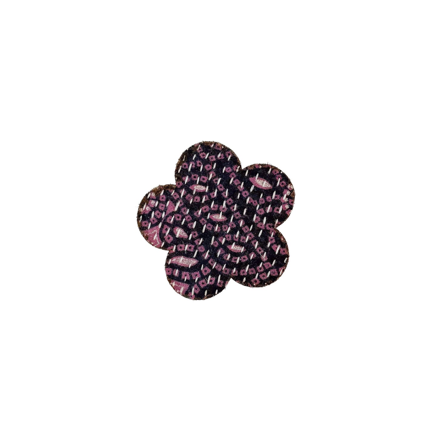 Otto Finn-Small Kantha Flower Iron-On Patch-patches + pins-gather here online