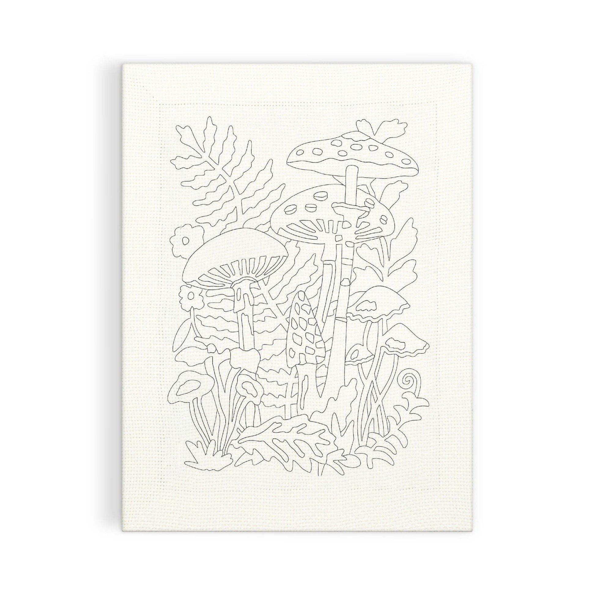 Chronicle Books-Woodland Mushrooms Punch Needle Kit-craft kit-gather here online