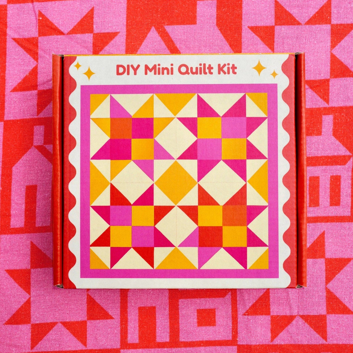With Love by Kristy-Mini Quilt Kit - Pink-sewing kit-gather here online