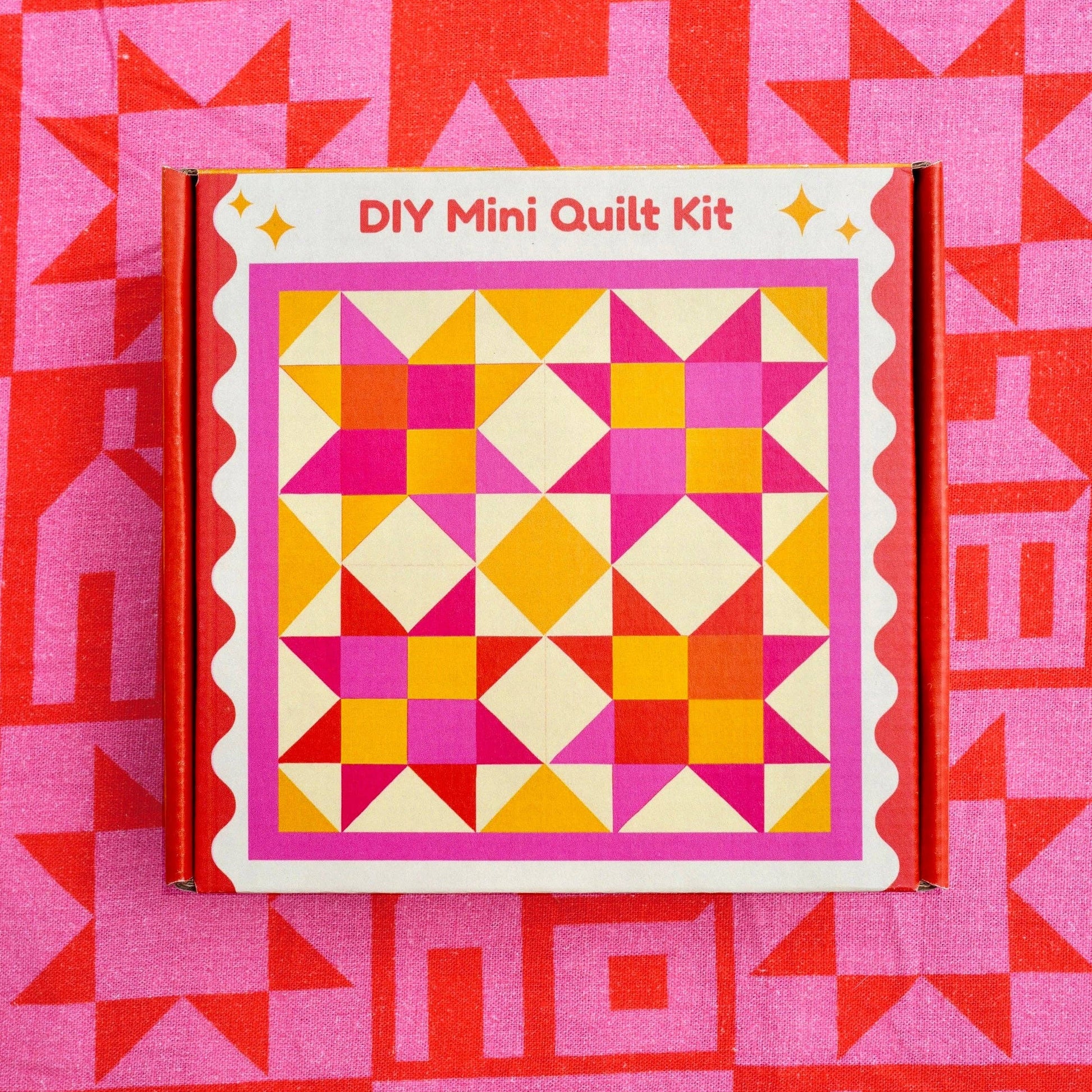 With Love by Kristy-Mini Quilt Kit - Pink-sewing kit-gather here online
