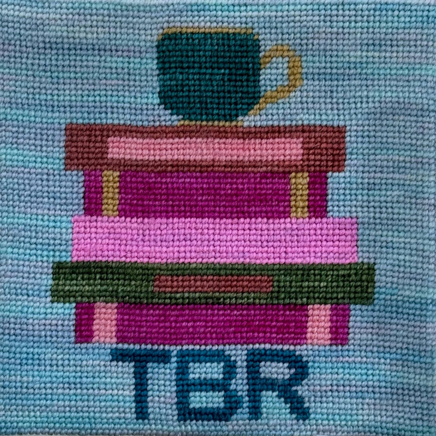 Storyteller Stitchery-TBR List Needlepoint Kit-xstitch kit-gather here online