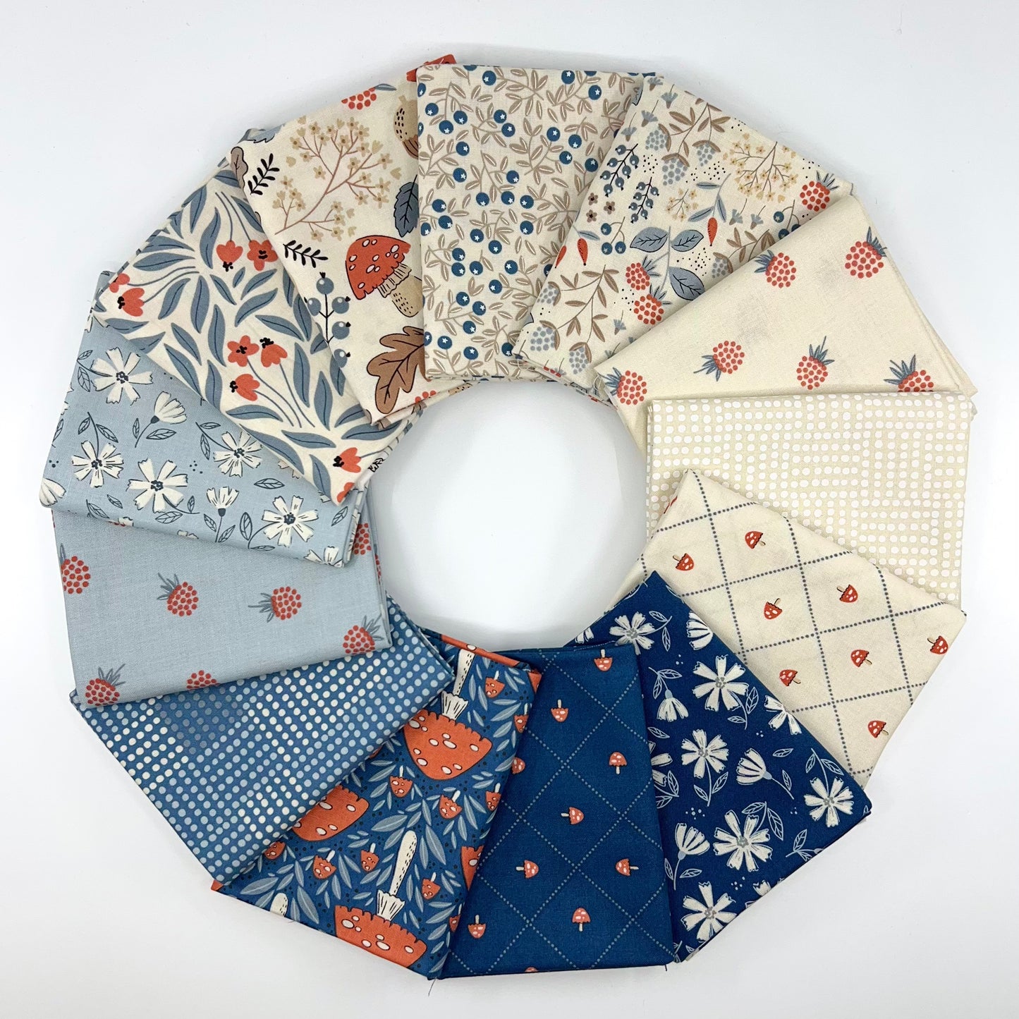 Fat Quarter Bundle of Nature's Sketchbook (13 Pieces)