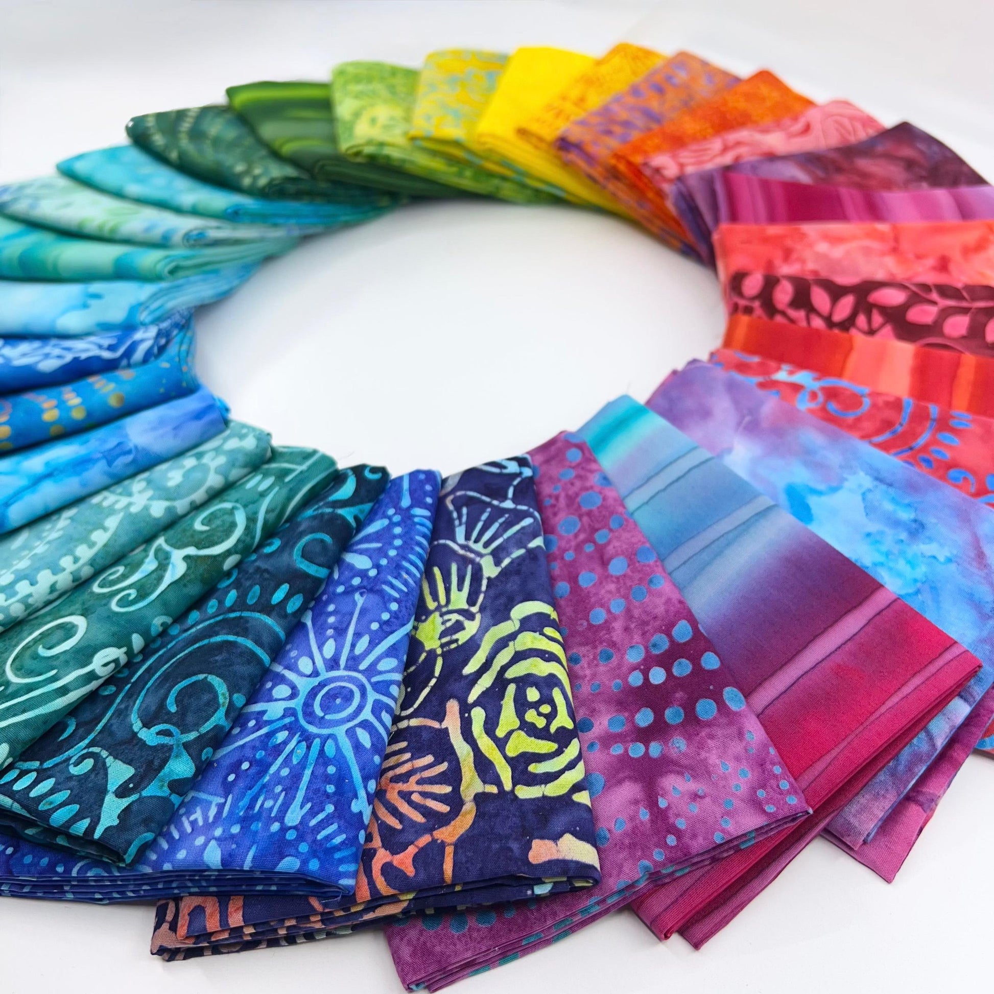 Moda-Fat Quarter Bundle of Sunburst Batiks (30 Pieces)-fat quarters-gather here online