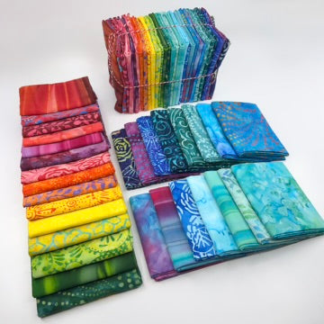 Moda-Fat Quarter Bundle of Sunburst Batiks (30 Pieces)-fat quarters-gather here online
