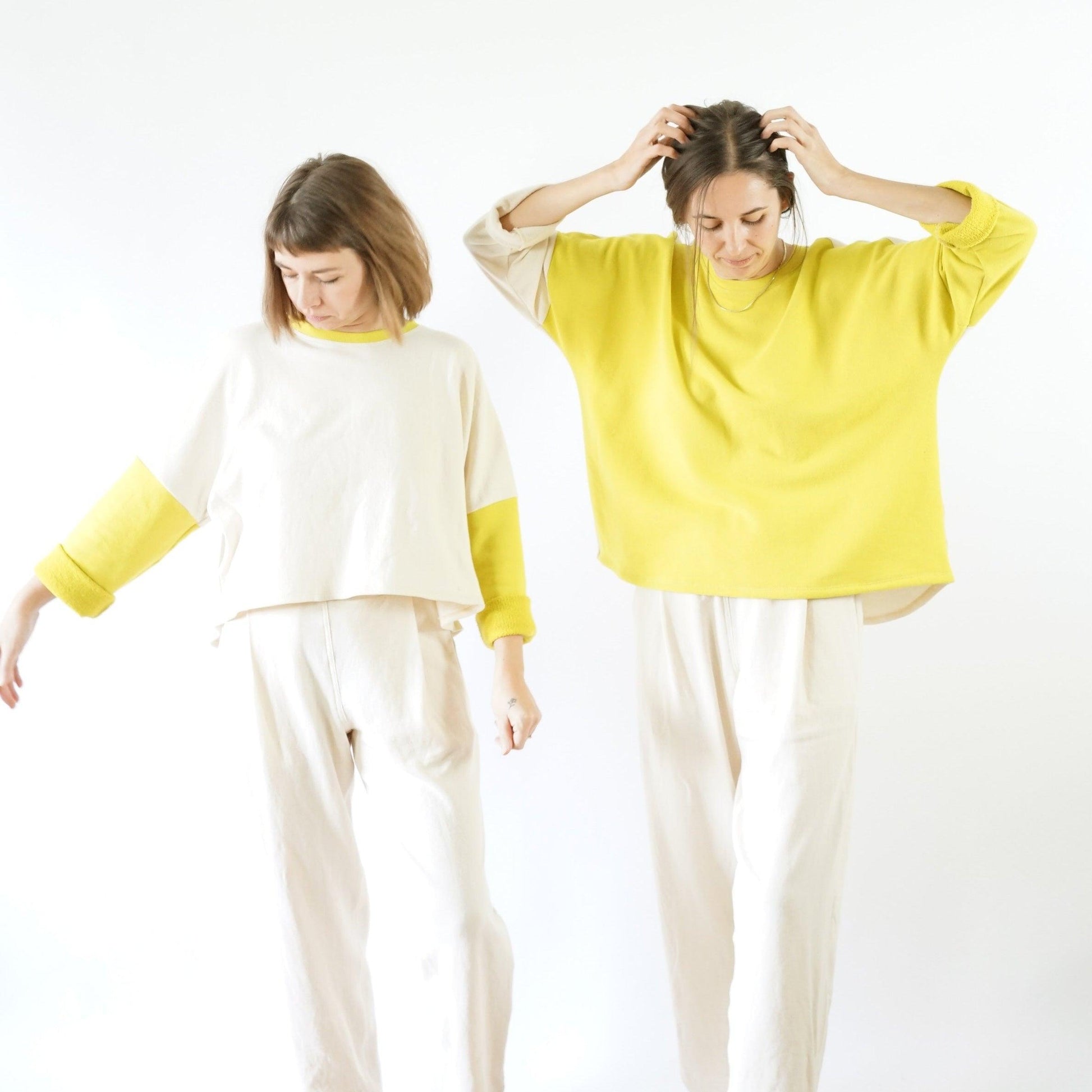 Matchy Matchy Sewing Club-All Around Crew Top Pattern - PDF DOWNLOAD-sewing pattern-gather here online