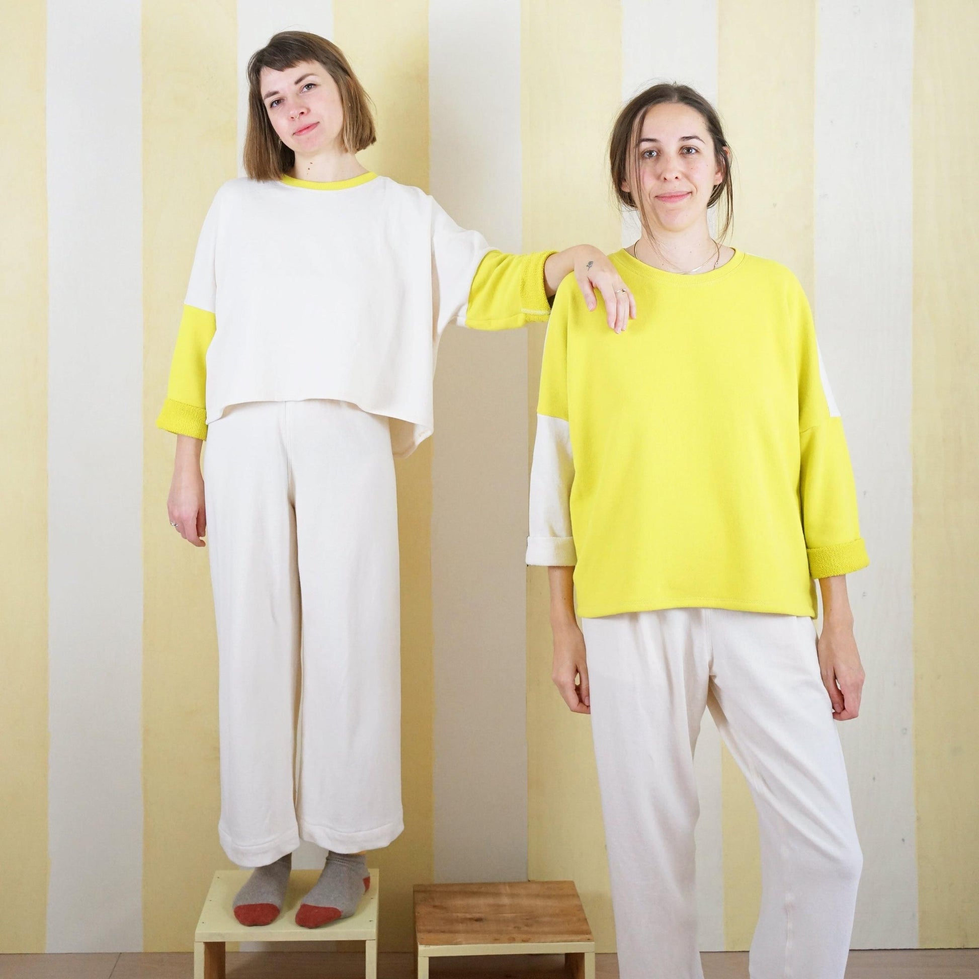 Matchy Matchy Sewing Club-All Around Crew Top Pattern - PDF DOWNLOAD-sewing pattern-gather here online