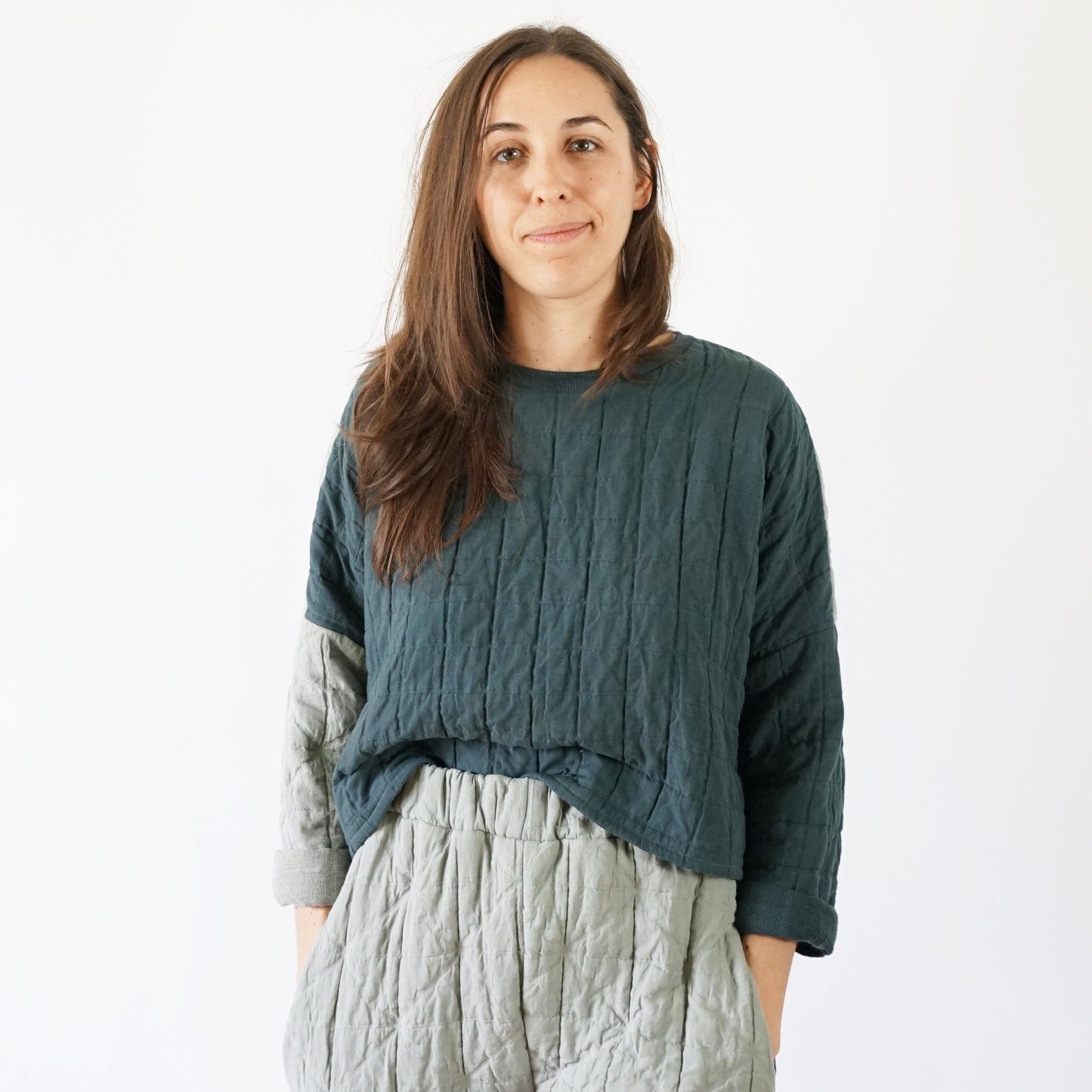Matchy Matchy Sewing Club-All Around Crew Top Pattern - PDF DOWNLOAD-sewing pattern-gather here online