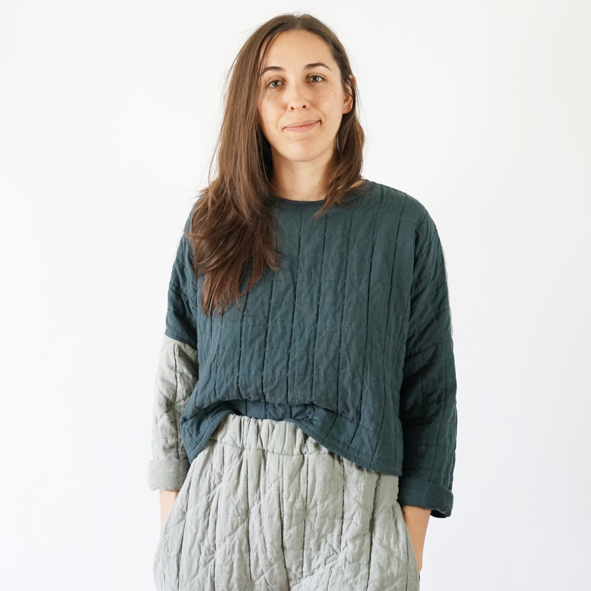 Matchy Matchy Sewing Club-All Around Crew Top Pattern - PDF DOWNLOAD-sewing pattern-gather here online