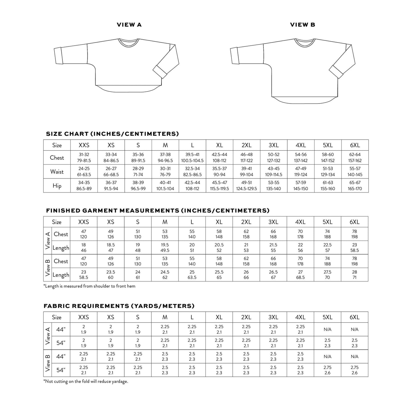 Matchy Matchy Sewing Club-All Around Crew Top Pattern - PDF DOWNLOAD-sewing pattern-gather here online
