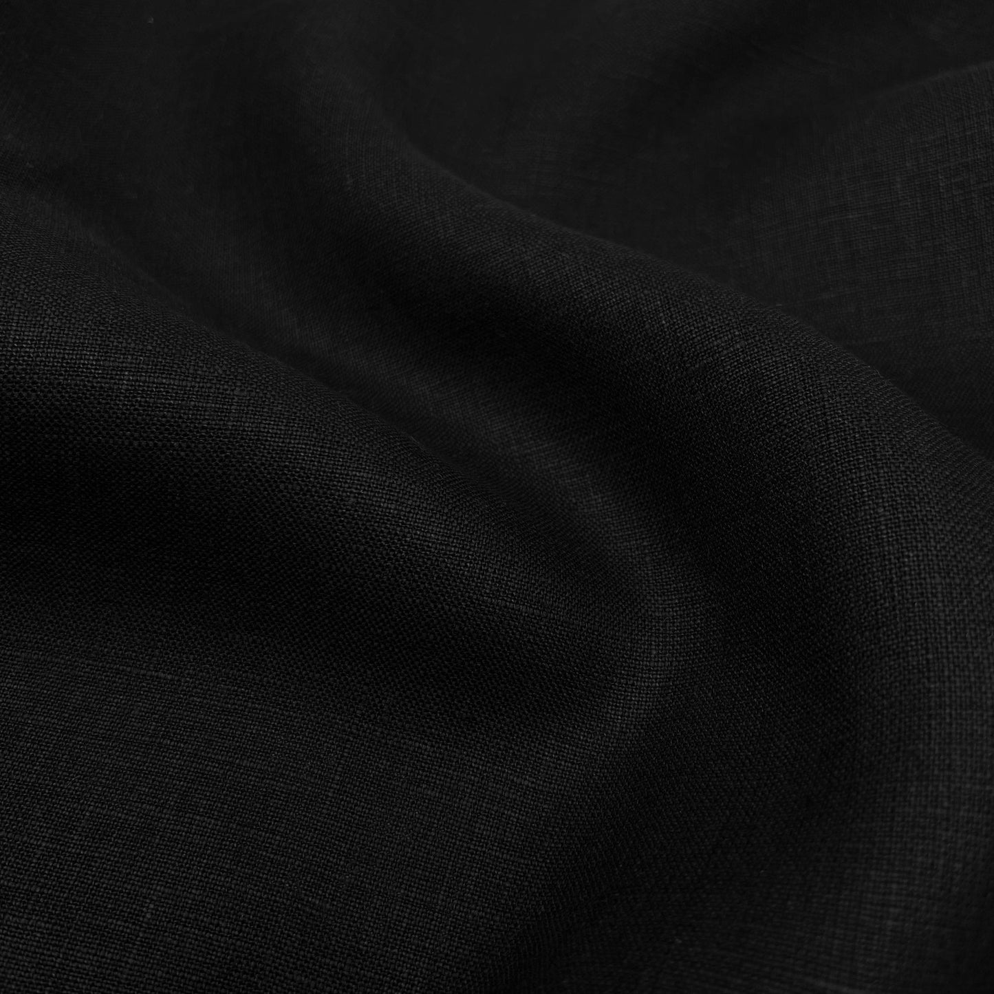 Lino Textil-Nevada Linen Black-fabric-gather here online