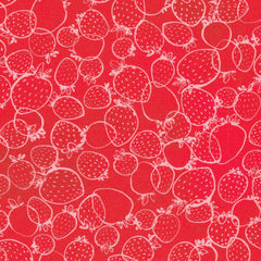 Robert Kaufman-Strawberries Line Drawn-fabric-gather here online