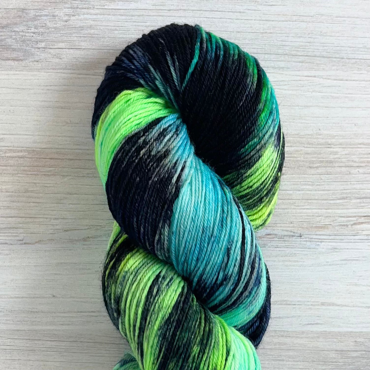 Melani's Stache-Tough Sock-yarn-Aurora Borealis-gather here online