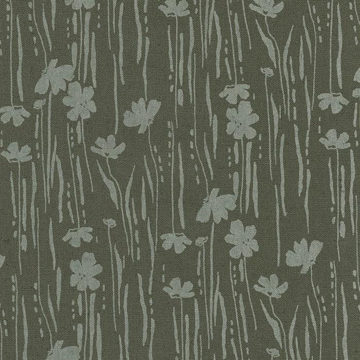 Robert Kaufman-Brushstroke Blooms on Pepper-fabric-gather here online
