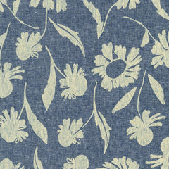 Robert Kaufman-Pressed Flowers Denim-fabric-gather here online