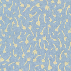 Robert Kaufman-Flower Buds Chambray-fabric-gather here online
