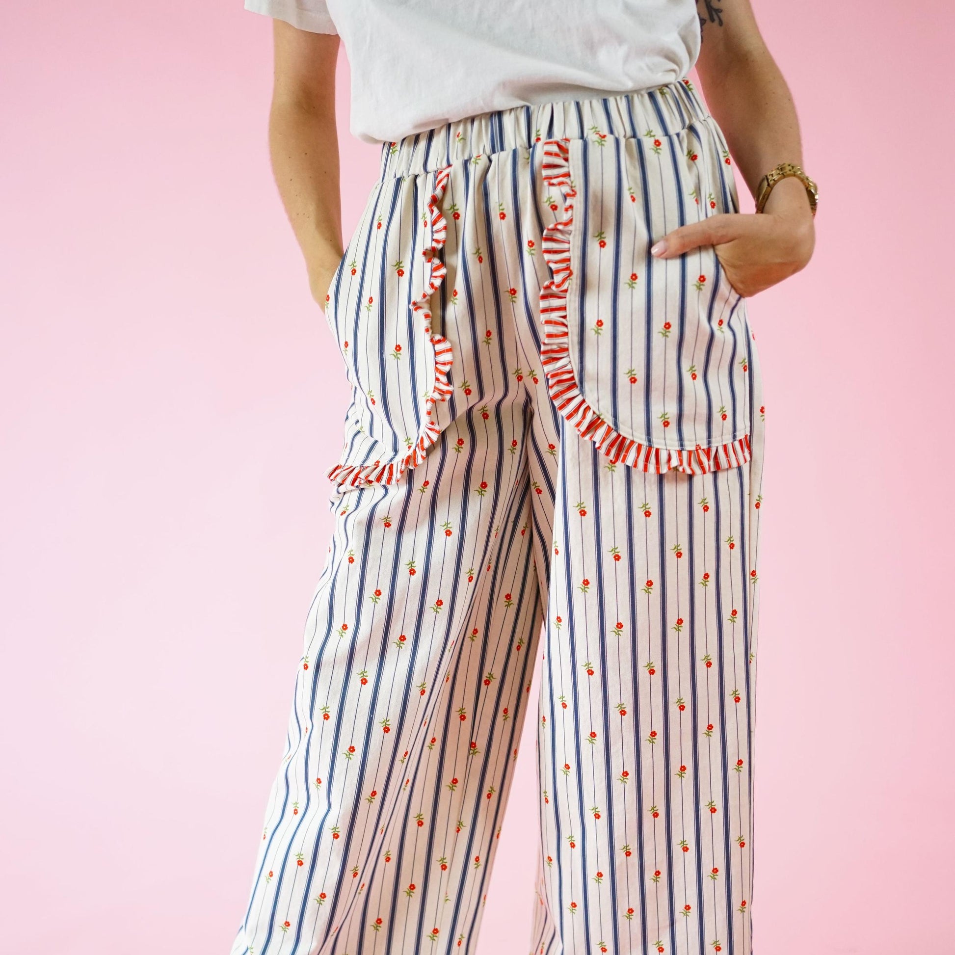 Matchy Matchy Sewing Club-Apron Pocket Pants Pattern - PDF DOWNLOAD-sewing pattern-gather here online