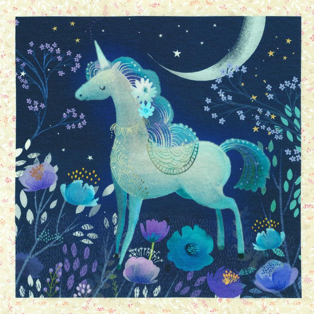 Robert Kaufman-Unicorn Meadow Panel-fabric-gather here online