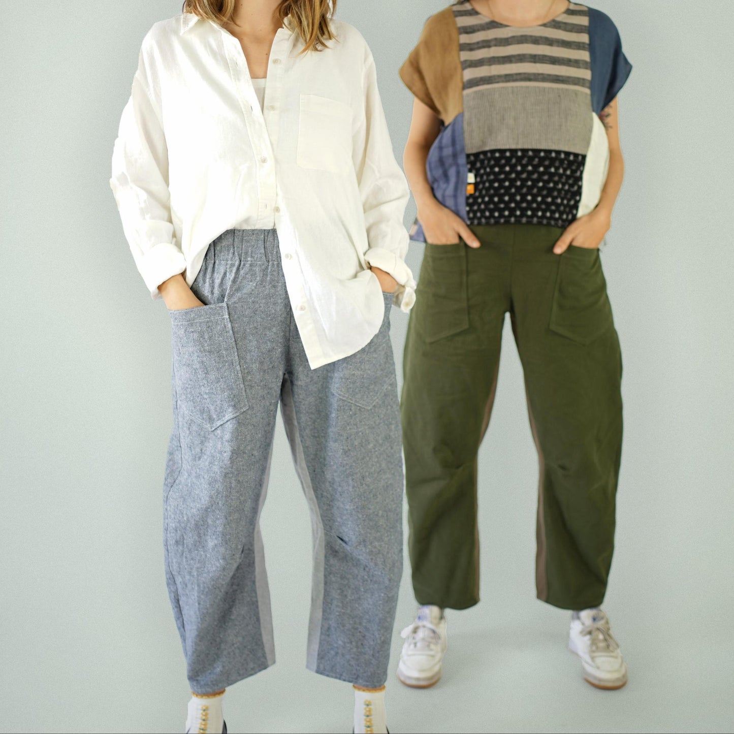 Matchy Matchy Sewing Club-Archer Work Pants Pattern - PDF DOWNLOAD-sewing pattern-gather here online