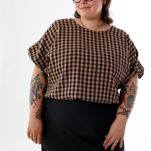 Chalk & Notch-Aria Top Pattern-sewing pattern-gather here online