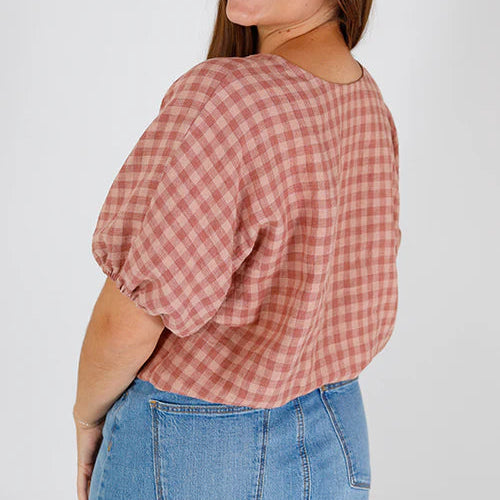 Chalk & Notch-Aria Top Pattern-sewing pattern-gather here online