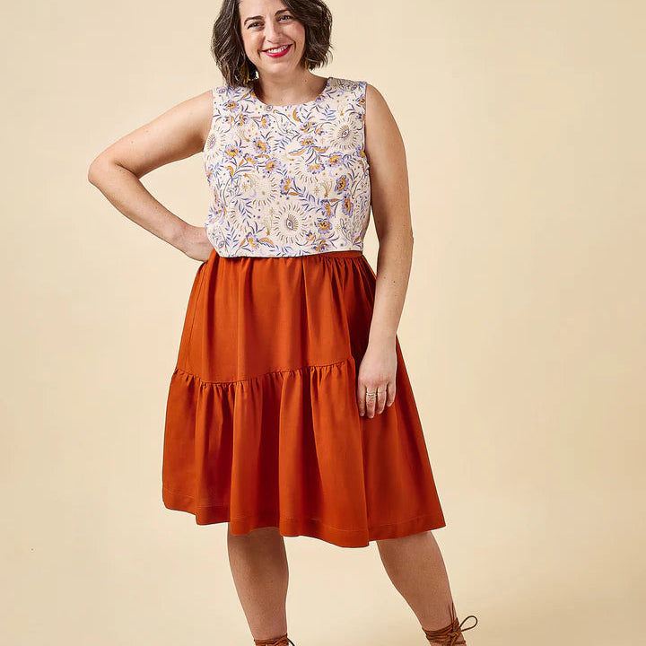 Closet Core Patterns-Azure Dress, Skirt & Top Pattern-sewing pattern-gather here online