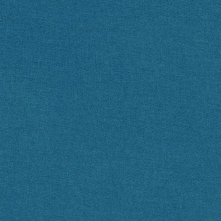 Robert Kaufman-REMNANT: Brussels Washer, 25 Ocean 30% OFF 1.02 YDS-fabric remnant-gather here online