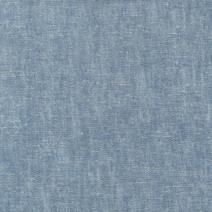 Robert Kaufman-Brussels Washer Yarn Dye-fabric-1067 Chambray-gather here online