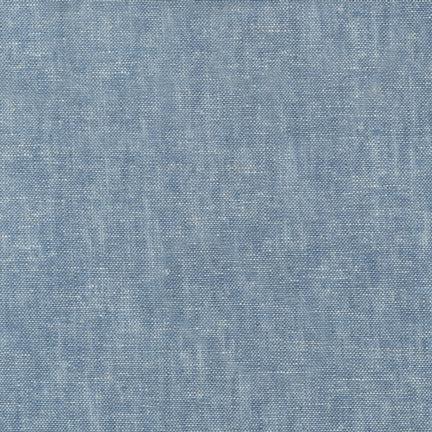 Robert Kaufman-REMNANT: Brussels Washer Yarn Dye =, 1067 Chambray 30% OFF 1.3 YDS-fabric remnant-gather here online