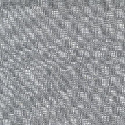 Robert Kaufman-Brussels Washer Yarn Dye-fabric-1157 Grey-gather here online