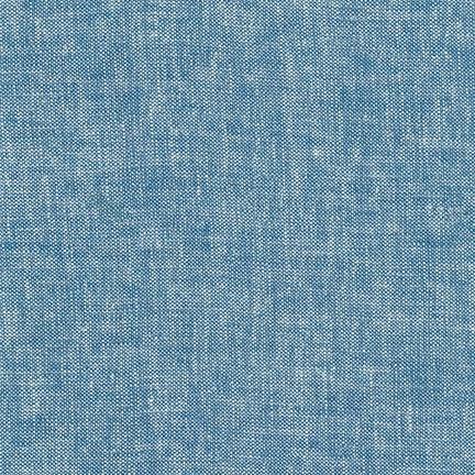 Robert Kaufman-REMNANT: Brussels Washer Yarn Dye, 469 Rain 30% OFF 1.94 YDS-fabric remnant-gather here online