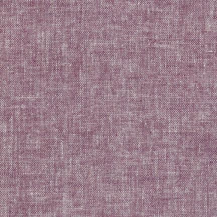 Robert Kaufman-Brussels Washer Yarn Dye-fabric-477 Heliotrope-gather here online