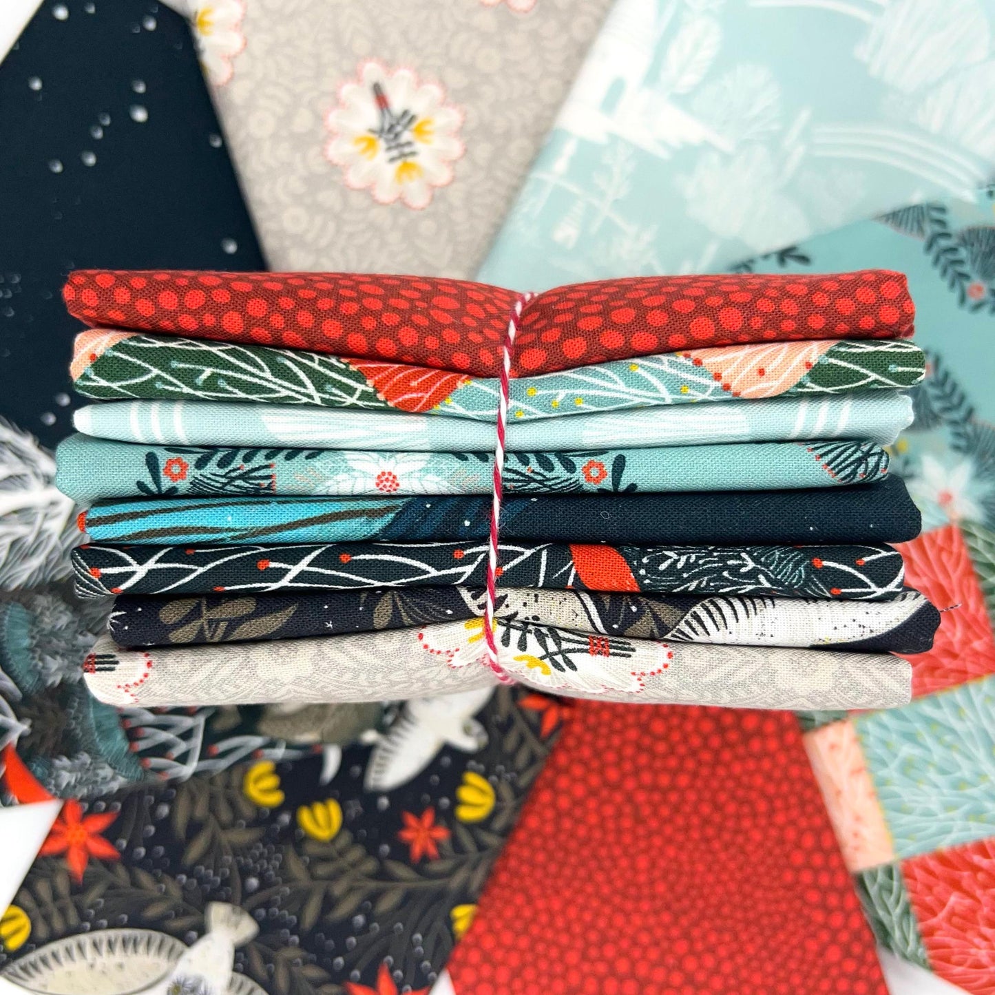 Fat Quarter Bundle of Silent Night (8 Pieces)