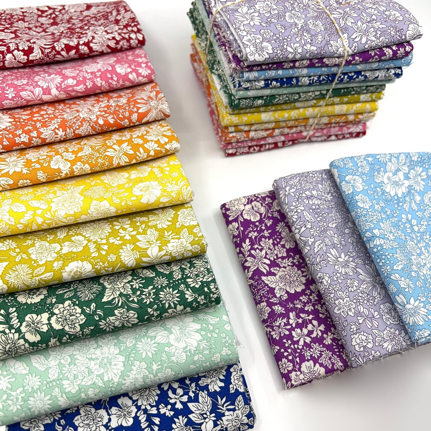 Fat Quarter Bundle of Rainbow Emily Belle (12 Pieces)